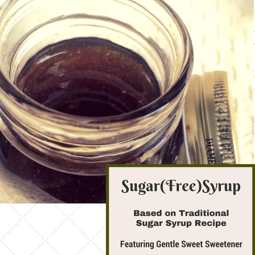Sugar (Free) Syrup with Gentle Sweet