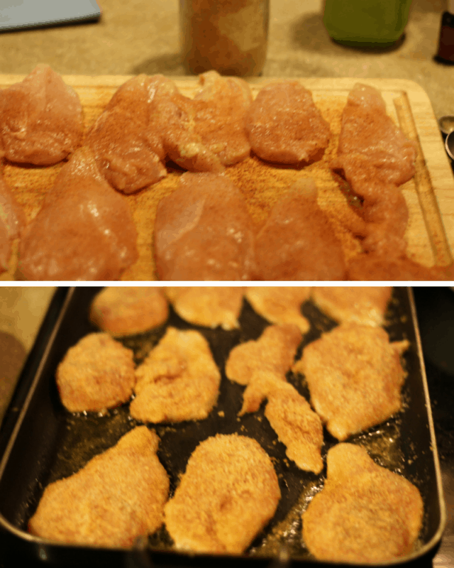 Low Carb Pan Fried Chicken Breasts