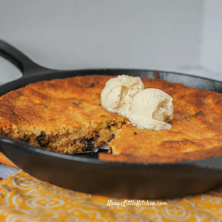 Image for Sugar Free Chocolate Chip Skillet Cake
