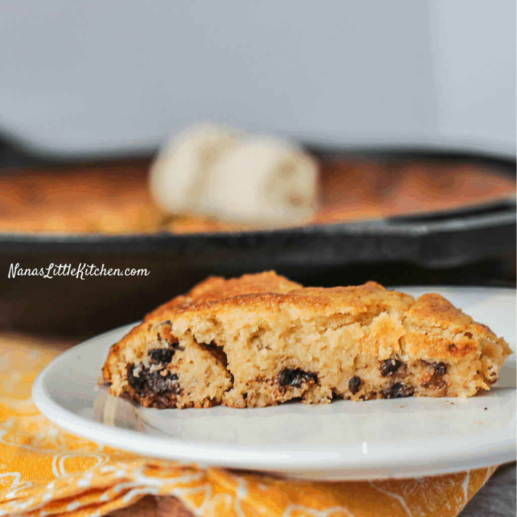 Sugar Free Chocolate Chip Skillet Cake Nana's Little Kitchen