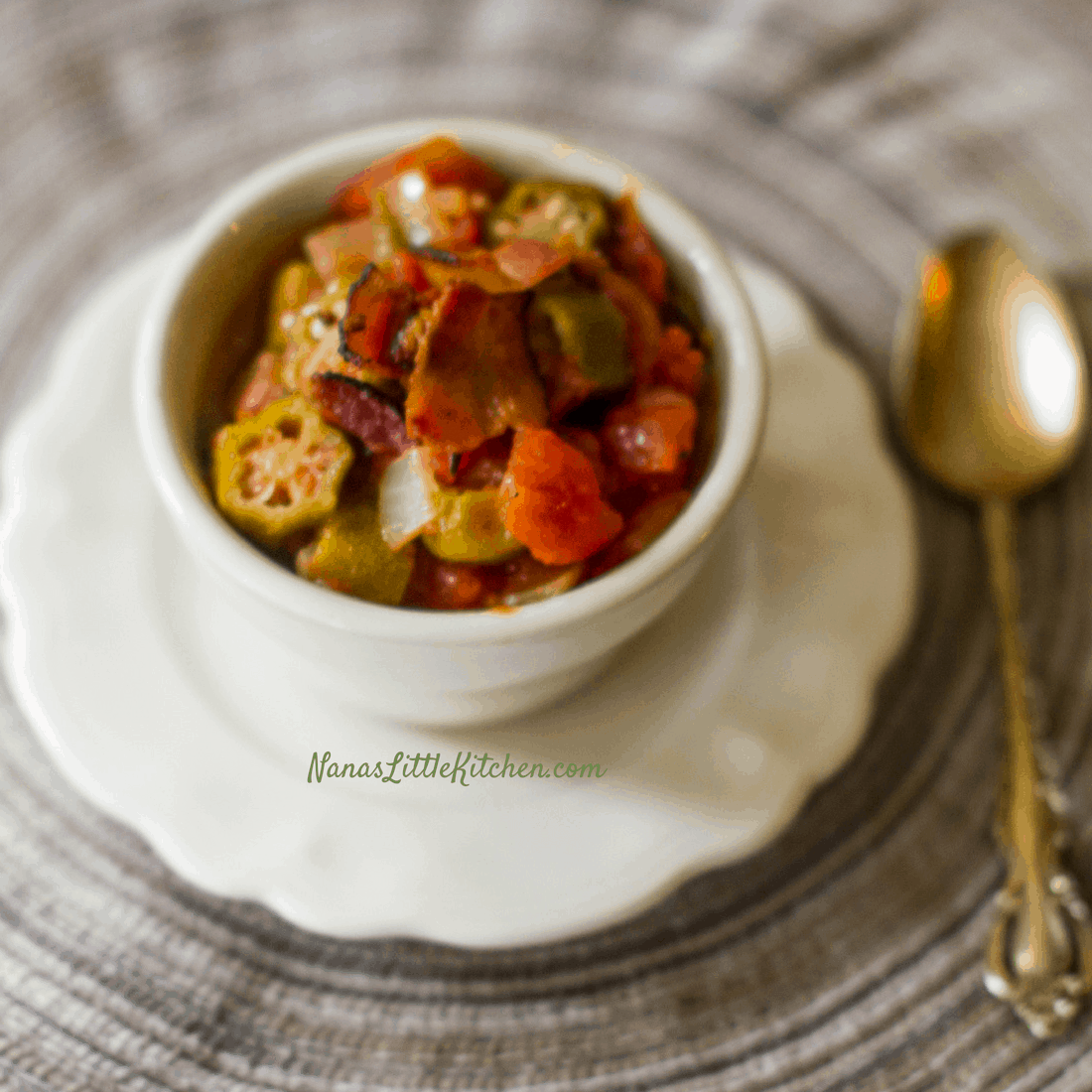 Creole Style Stewed Okra And Tomatoes