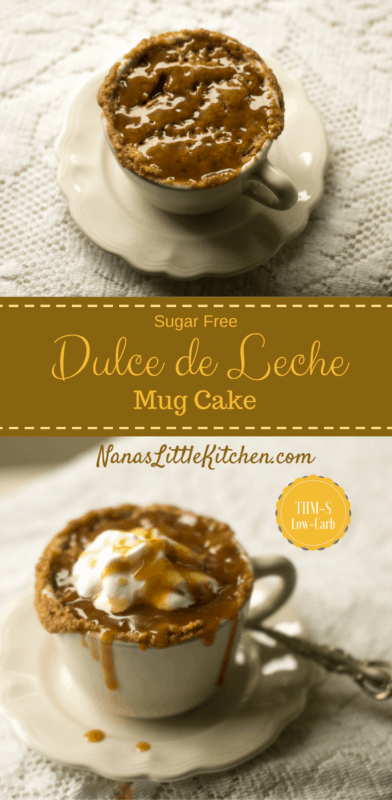 Dulce de Leche Spiced Mug Cake