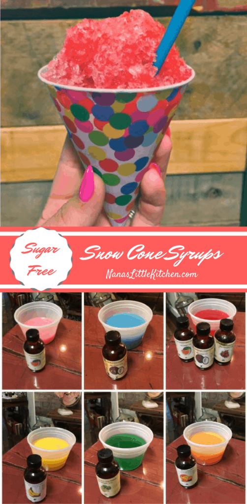 Simple Sugar Free Snow Cone Syrups Nana's Little Kitchen