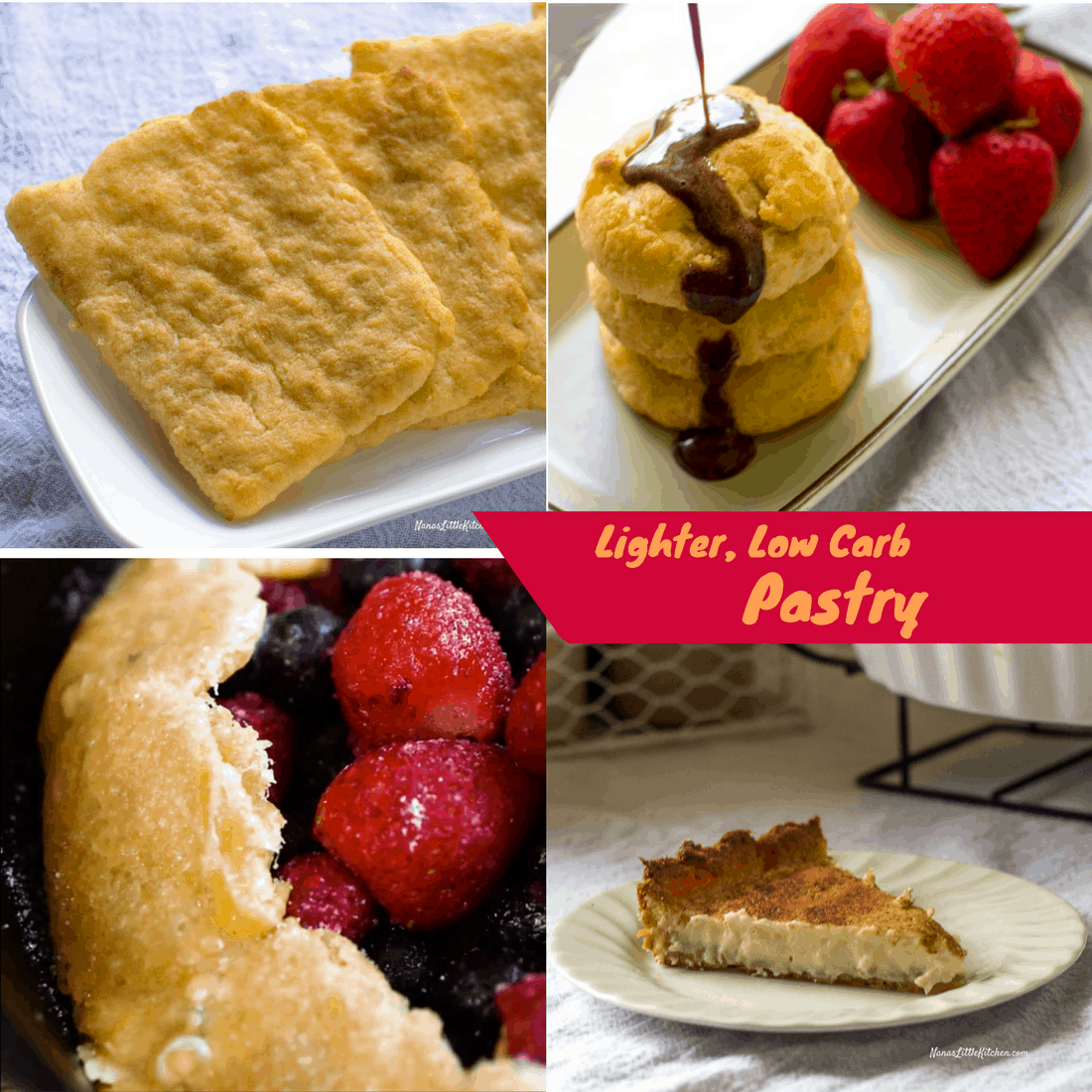 Lighter Low Carb Pastry Crust Nana's Little Kitchen