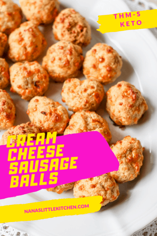 Cream Cheese Sausage Balls