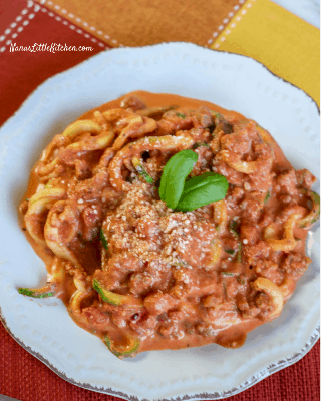 Italian Sausage in Creamy Tomato Sauce Nana's Little Kitchen