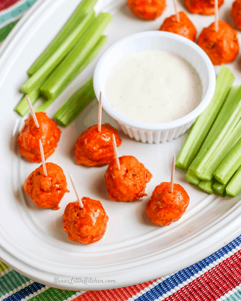 Low Carb Buffalo Chicken Bites