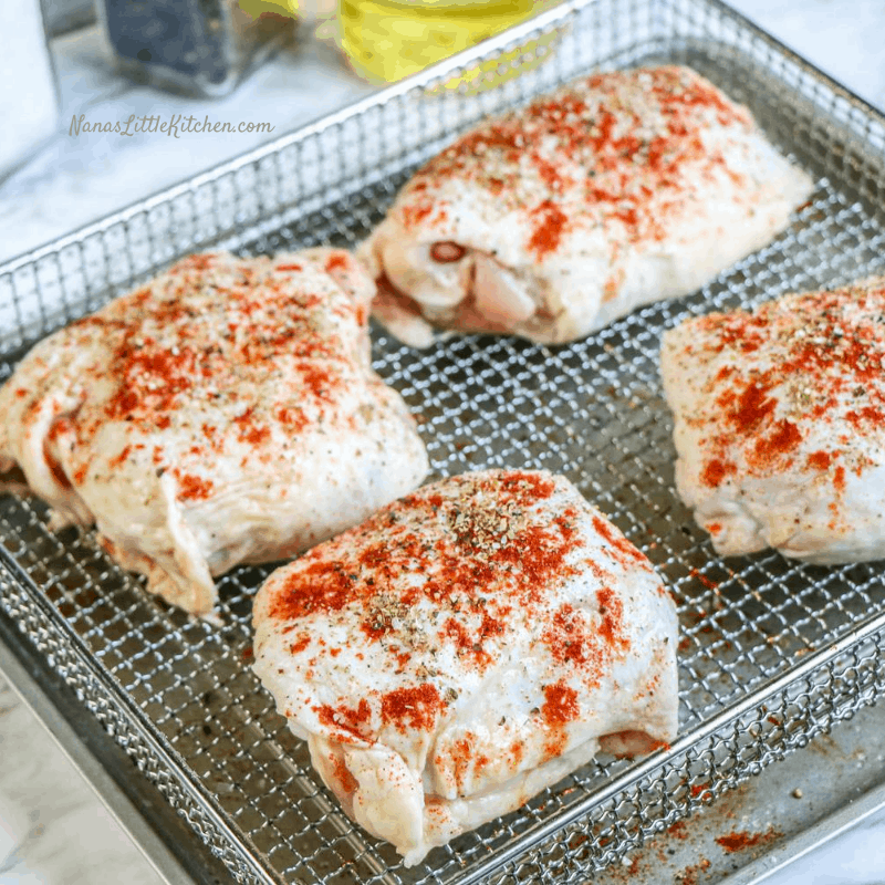 4 Ingredient Air Fried Chicken